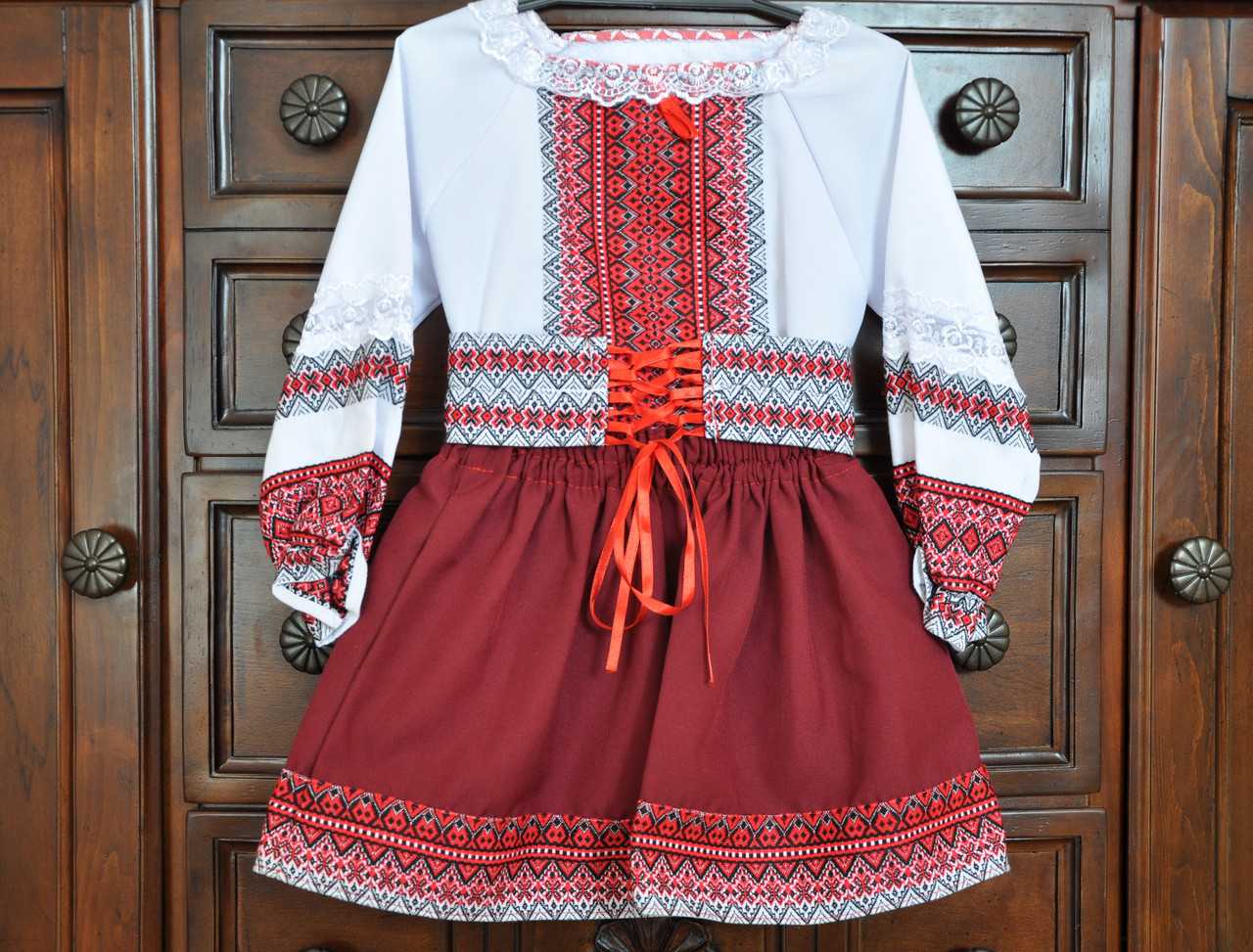 Український народний костюм для дівчинки "Двоєчка" (4-5 років)