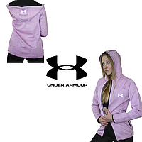 Спортивная олимпийка женская under armour для фитнеса и йоги (сиреневая)