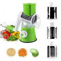 Ручной мультислайсер Tabletop Drum Grater Kitchen Master MINI овощерезка терка с насадками для овощей