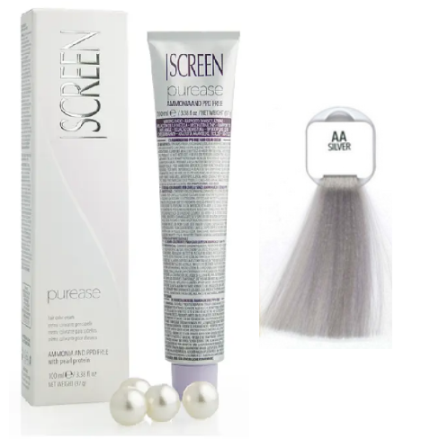 Screen Purease Color Cream крем-фарба без аміаку AA Silver 100 мл