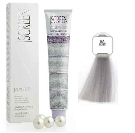Screen Purease Color Cream крем-фарба без аміаку AA Silver 100 мл, фото 1
