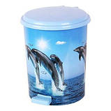 Відро педальне Еlif, з малюнком "Квіти гербери", 17 л., фото 3