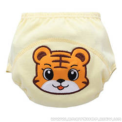 Тренувальні трусики для привчання до горщика (жовті з тигром)