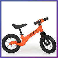 Детский беговел велобег 12 дюймов на магниевой раме PROF1 KIDS SMG1205A-5 оранжевый