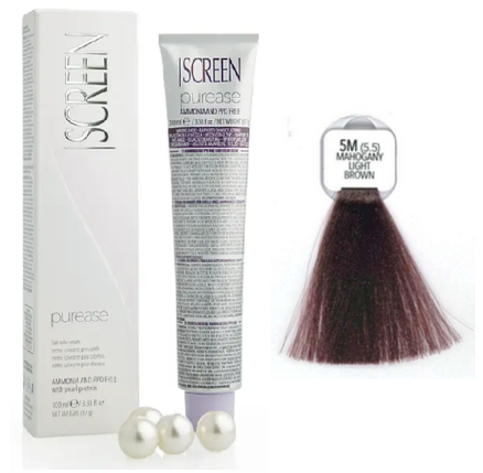 Крем-фарба без аміаку Screen Purease Color Cream 5M (5.5) 100 мл, фото 1