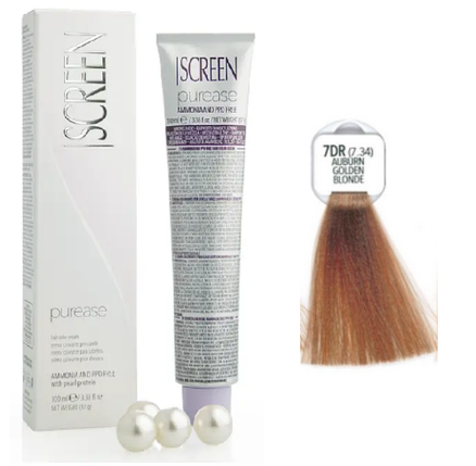 Крем-фарба без аміаку Screen Purease Color Cream 7DR (7.34) 100 мл, фото 1