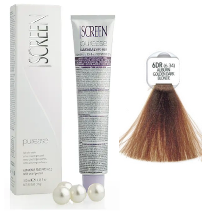 Крем-фарба без аміаку Screen Purease Color Cream 6DR (6.34) 100 мл, фото 1