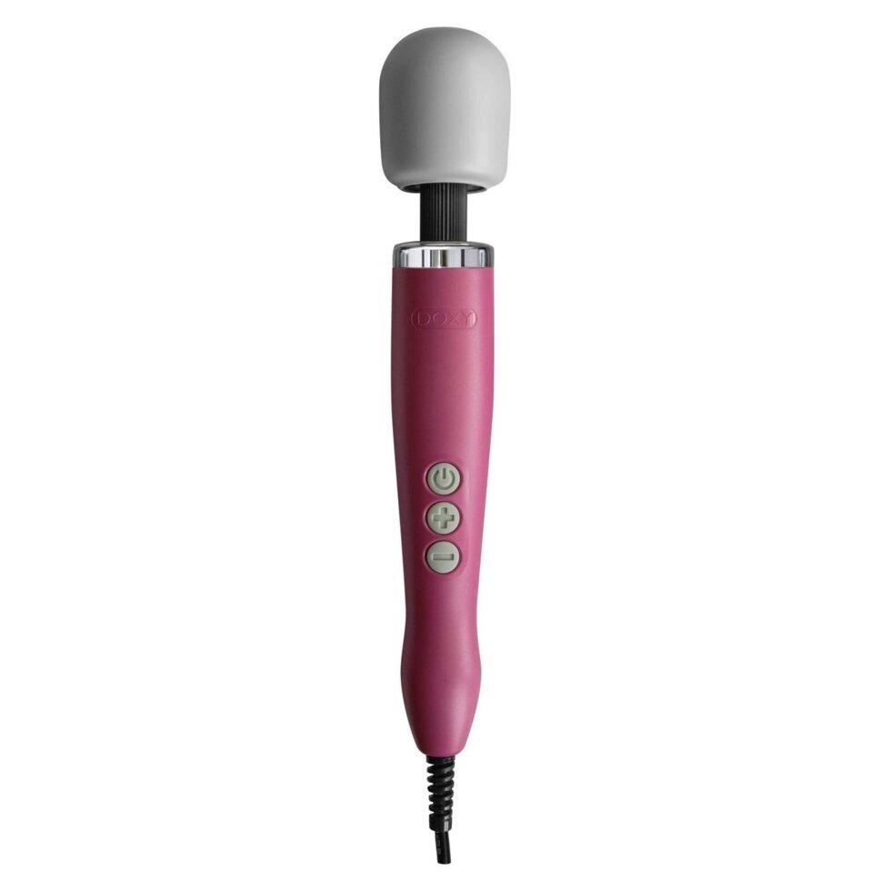 Doxy Original Pink Vibro Massager, дуже потужний, потужність 220 В, пульсуючі вібрації, фото 1