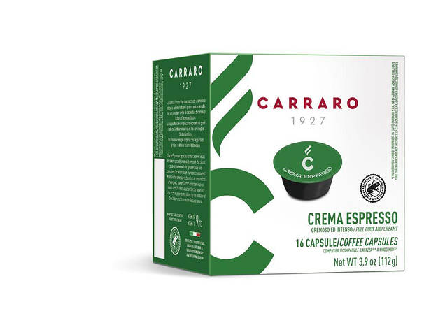 Кава в капсулах Carraro Crema Espresso, 16 капсул Lavazza A Modo Mio, фото 1