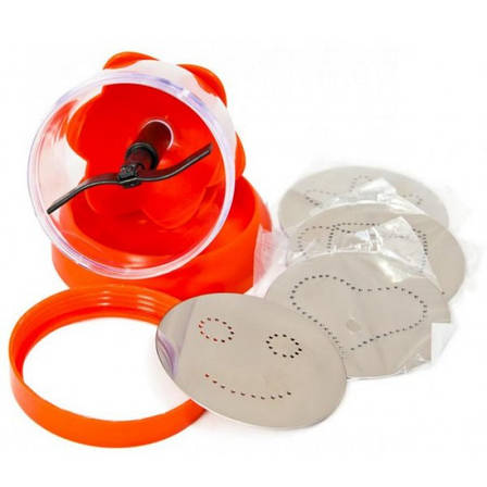 Декоратор для капучино Ø 82x138мм, червоний, фото 2