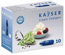 Баллончики Kayser N2O для крема, 10шт.