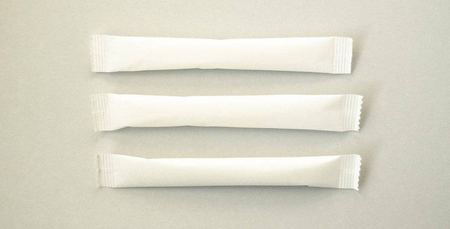 Цукор у стіках у білому папері 200 шт. по 5 гр., фото 1