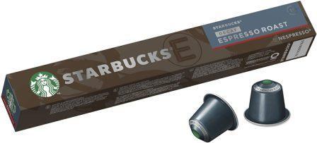 Кава в капсулах Starbucks Espresso decaffeinato, 10 капсул Nespresso