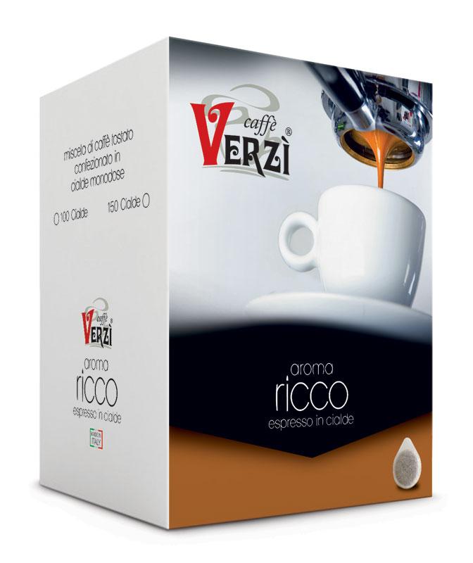 Кава в чалдах Caffe Verzi Aroma Ricco, 1 шт., 44 мм.