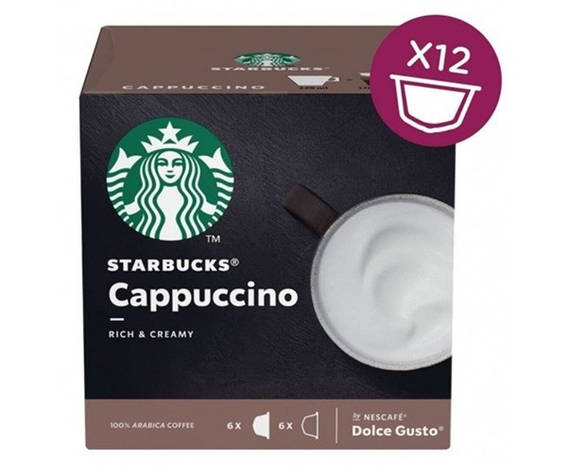Кава у капсулі Starbucks Cappuccino, 1+1 шт. Dolce Gusto, фото 1