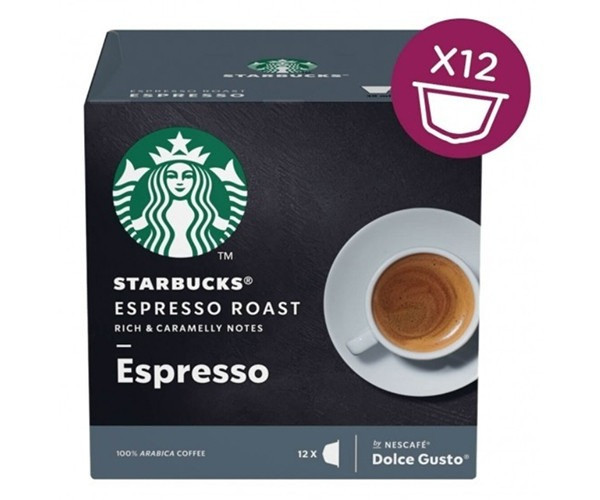 Кава в капсулах Starbucks Espresso Roast, 12 капсул Dolce Gusto