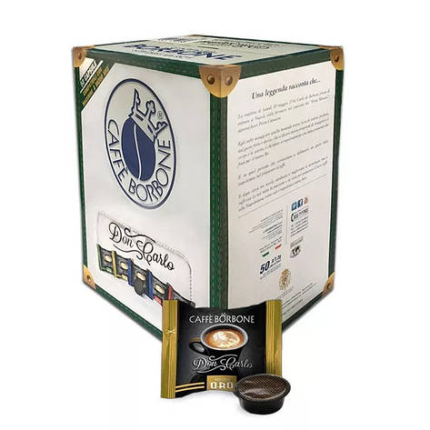 Кава в капсулах Caffe Borbone Don Carlo Miscela Oro, 50 капсул Lavazza A Modo Mio, фото 1