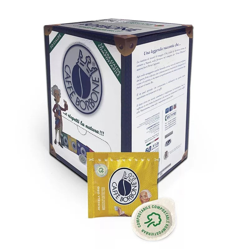 Кава в чалдах Caffe Borbone Miscela Oro, 50 шт.