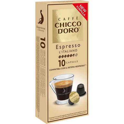 Кава в капсулах Chicco d'Oro Espresso Italiano – 10 капсул, фото 1