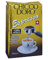 Молотый кофе Chicco d'Oro Espresso 100% arabica, 0.25 кг.