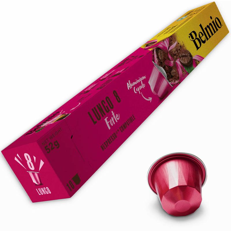 Кава в капсулах Belmio Lungo Forte, 10 капсул Nespresso