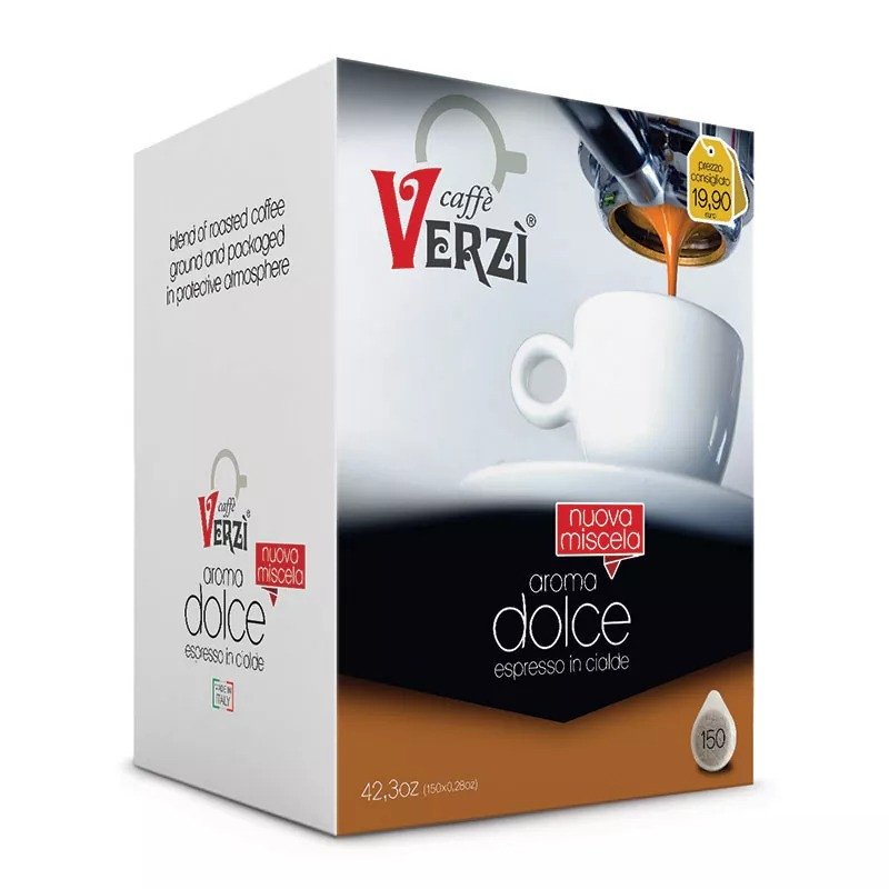 Кава в чалдах Caffe Verzi Aroma Dolce, 1 шт., 44 мм.