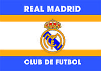 Флаг Real Madrid флажная сетка