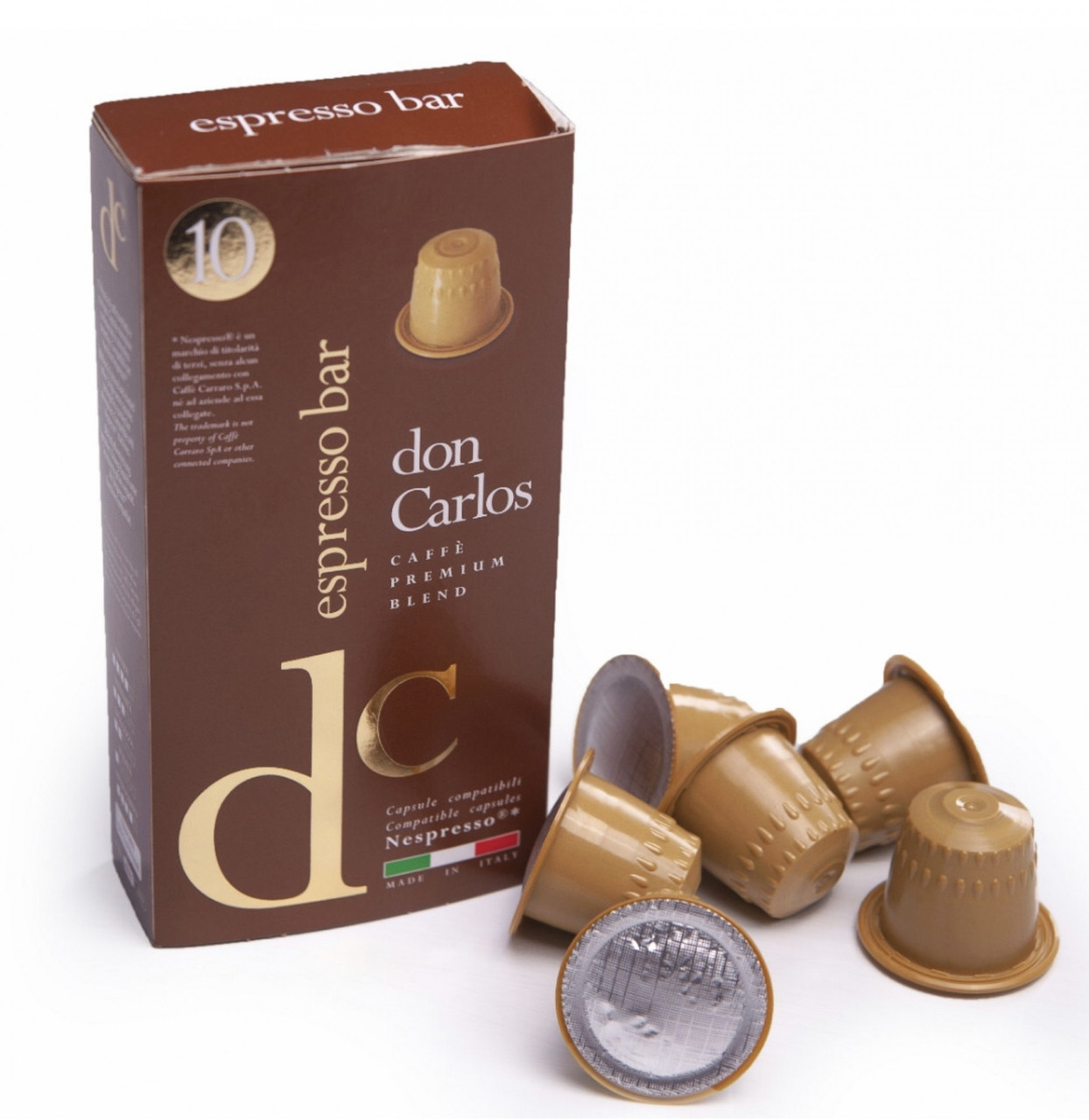 Кава в капсулах Don Carlos N Espresso Bar, 10 капсул Nespresso