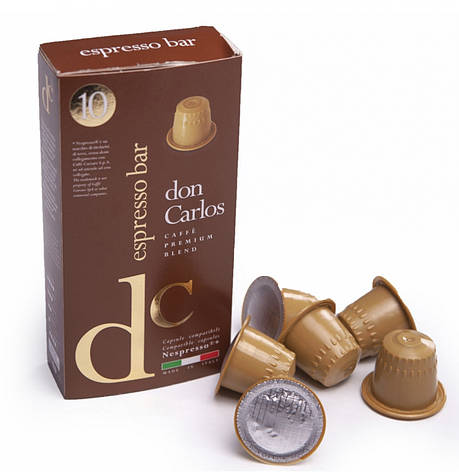 Кава в капсулах Don Carlos N Espresso Bar, 10 капсул Nespresso, фото 1