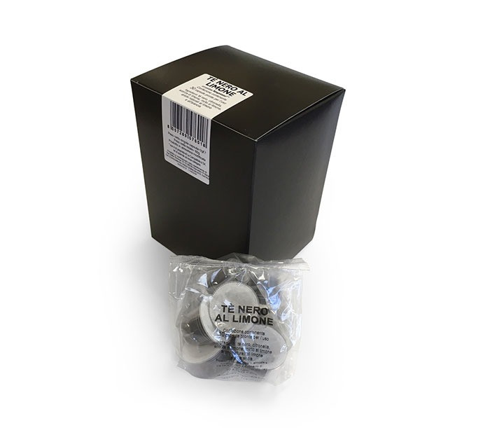 Чай у капсулі чорний чай з лимоном натуральний листовий / Te Nero Al Limone, 1 капсула Nespresso