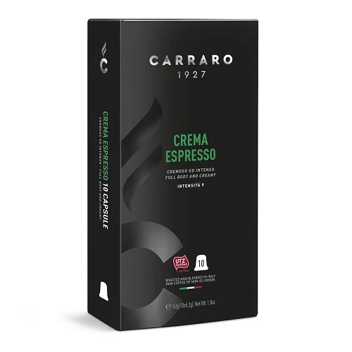 Кава в капсулах CARRARO Crema Espresso, 10 капсул Nespresso