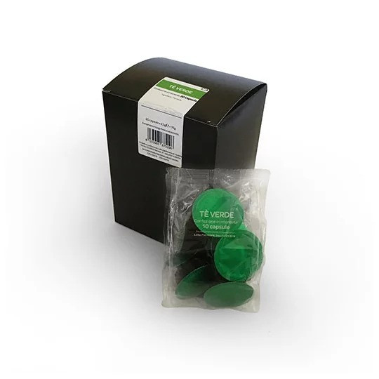 Чай у капсулах зелений LaCompatibile, 30 капсул Lavazza A Modo Mio