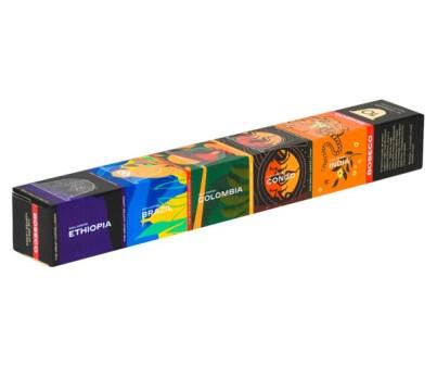 Кава у капсулах Boseco The Great Coffee Lands, 10 капсул Nespresso