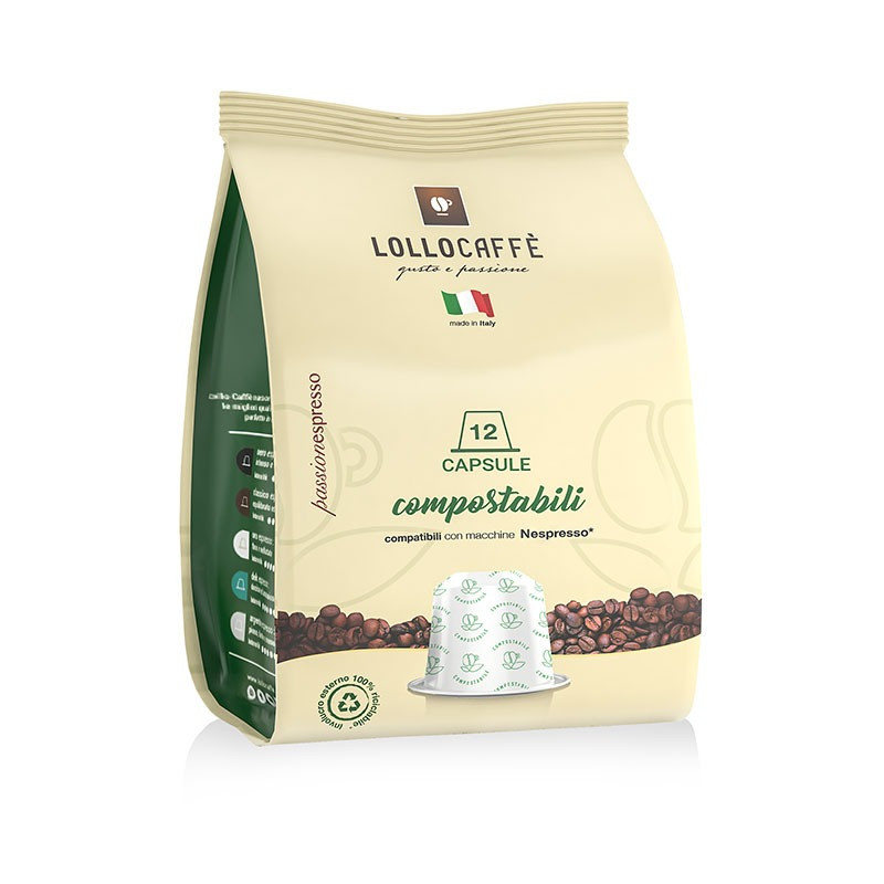 Кава в капсулах Lollo Oro Espresso, 12 капсул Nespresso