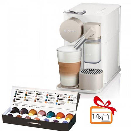 Капсульна кавоварка Lattissima One Silky White, Nespresso, фото 1