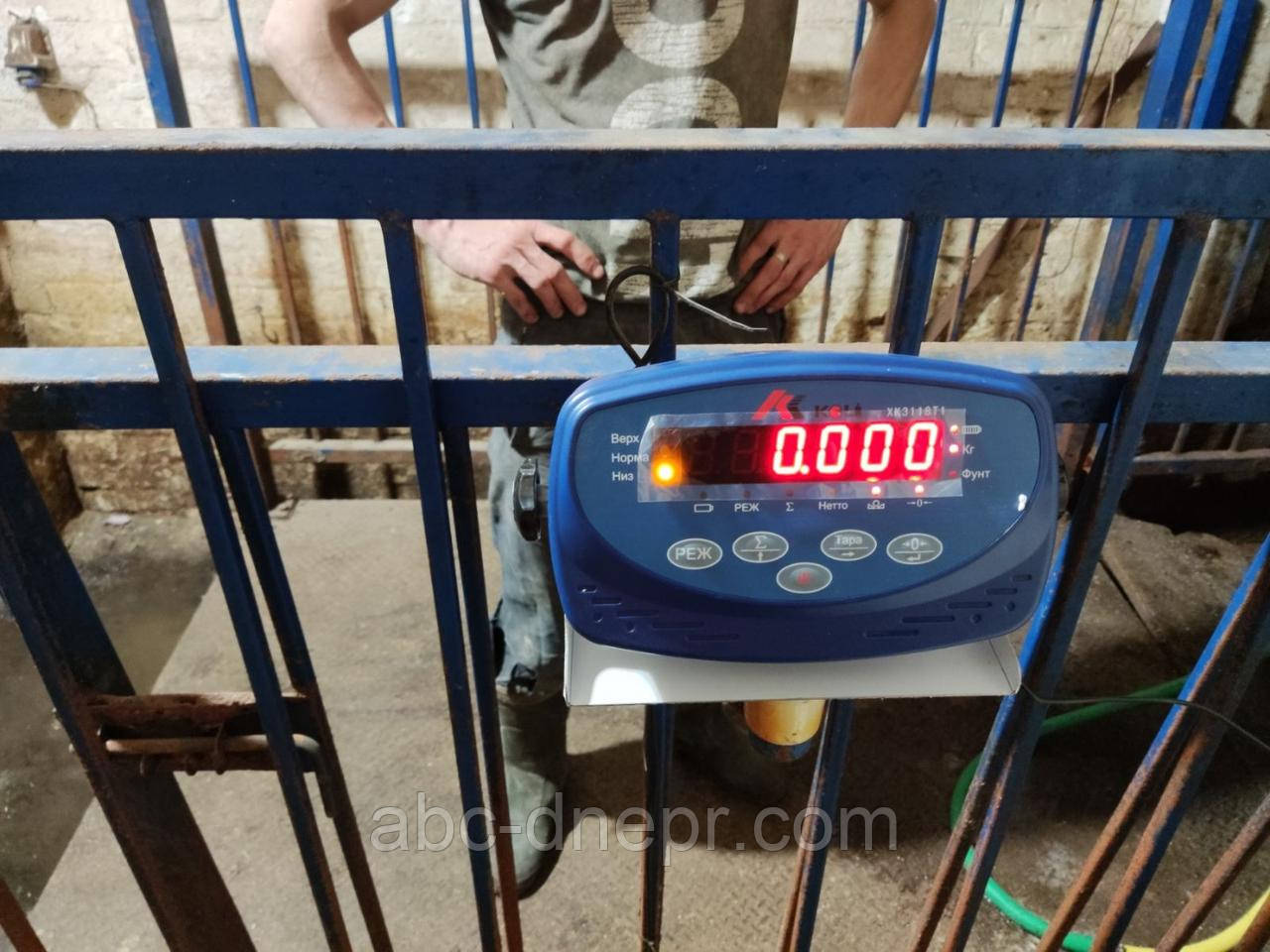 Програмований ваговий контролер модель ХК3118Т1 з акумуляторів