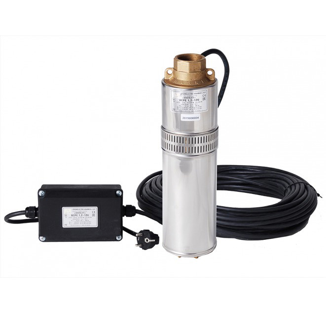 Глубинный Насос для Скважины Водолей БЦПЭ 1,2-12У 550 Вт, Ø105 Мм, 160 ...