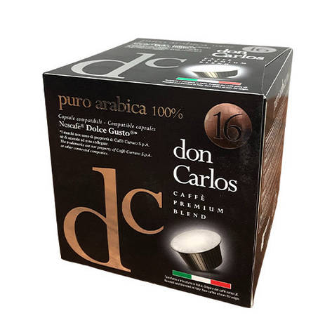 Кава у капсулі Don Carlos Puro Arabica 100%, 1 шт. Dolce Gusto, фото 1