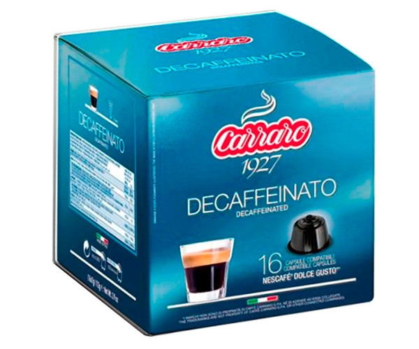 Кава в капсулі Carraro Decaffeinato, 1шт. Dolce Gusto