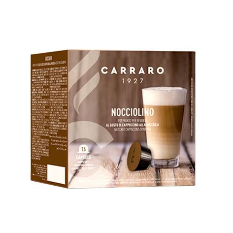 Напій у капсулах Carraro Nocciolino, 16 капсул Dolce Gusto, фото 1