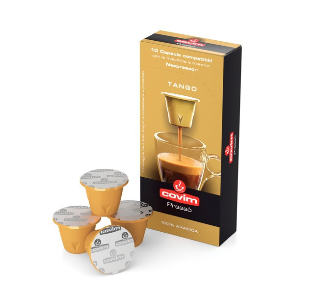 Кава у капсулах Covim Tango, 10 капсул Nespresso