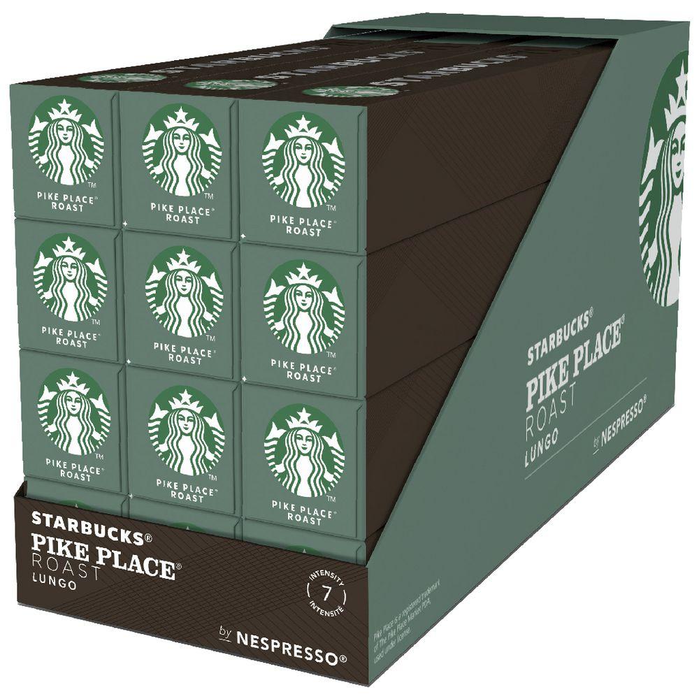 Кава Starbucks Pike Place Lungo, 120 капсул Nespresso