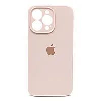 Чохол накладка бампер на Apple iPhone 13 Pro Max Айфон Silicone Case Колір chalk pink Full Camera