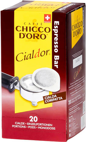 Кава у чалдах Chicco D^oro Cialdor Espresso Bar, 20 шт., фото 1