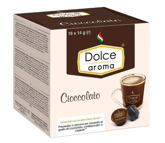 Капсули Dolce Aroma Cioccolato, 16 капсул Dolce Gusto, фото 1