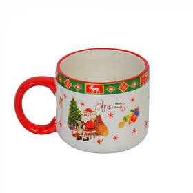 Чашка новорічна "Merry Christmas" 9*10 см., кераміка (NG131)