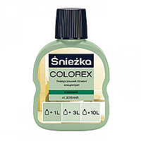 Пігментний концентрат Sniezka Colorex зелений (100 мл) барвник Снежка