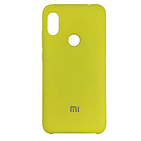 Чехол Silicone Case на Xiaomi Redmi Note 6 Pro Yellow (4)