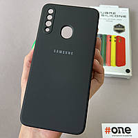 Чехол для Samsung Galaxy A20s с микрофиброй защитой для камеры чехол на телефон самсунг а20с черный S1Q
