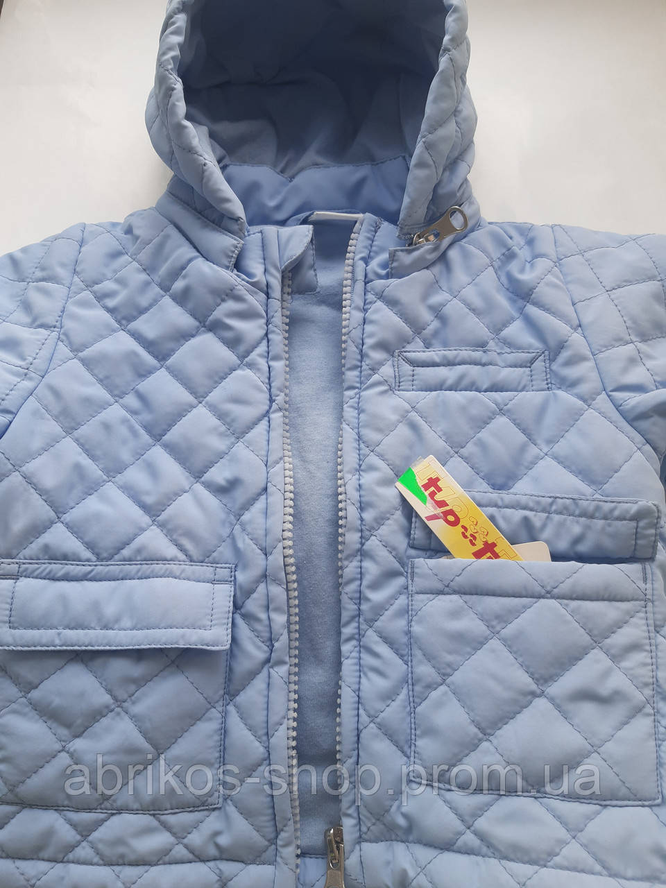 Демісезонна блакитна курточка для хлопчика 62 TUP-TUP, фото 1